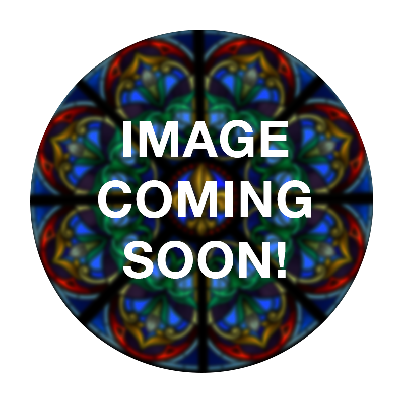 Stained glass window design featuring intricate patterns and vibrant colors with overlay text "IMAGE COMING SOON!"